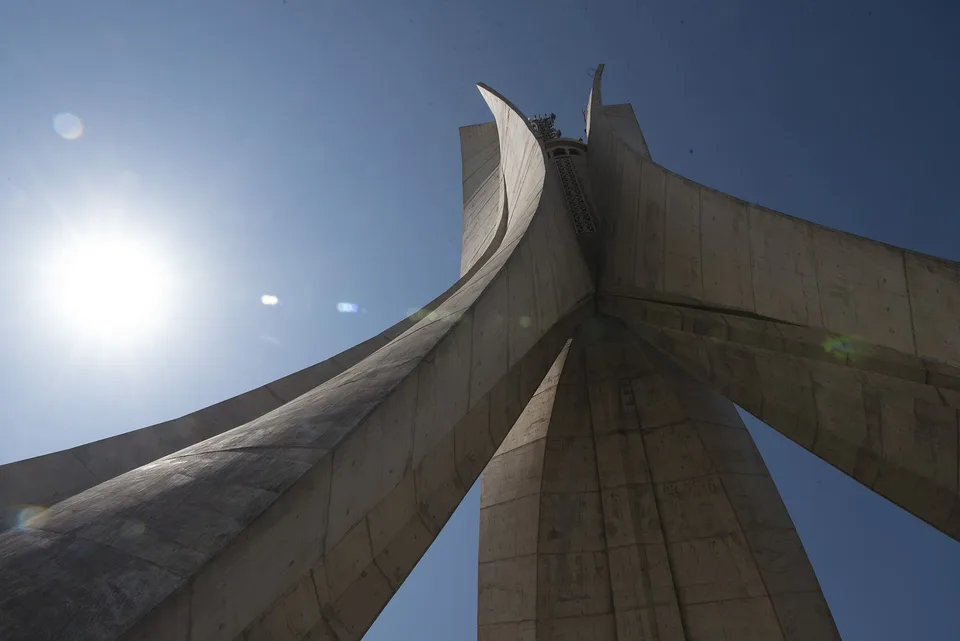 Monument du Martyr à Alger commémorant la guerre de libération contre la France