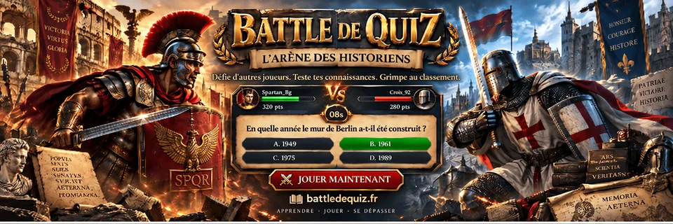 Battle de Quiz — l’arène des historiens