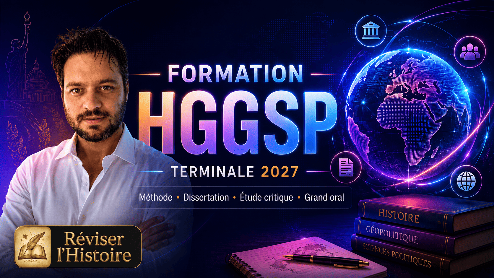 Formation HGGSP Terminale 2027 : citations, dissertation, étude critique et méthode bac