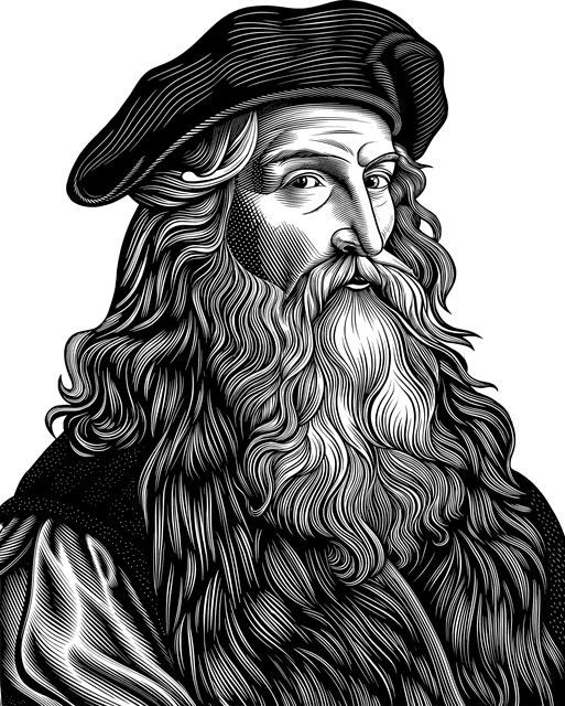 Portrait de Léonard de Vinci, symbole de la Renaissance