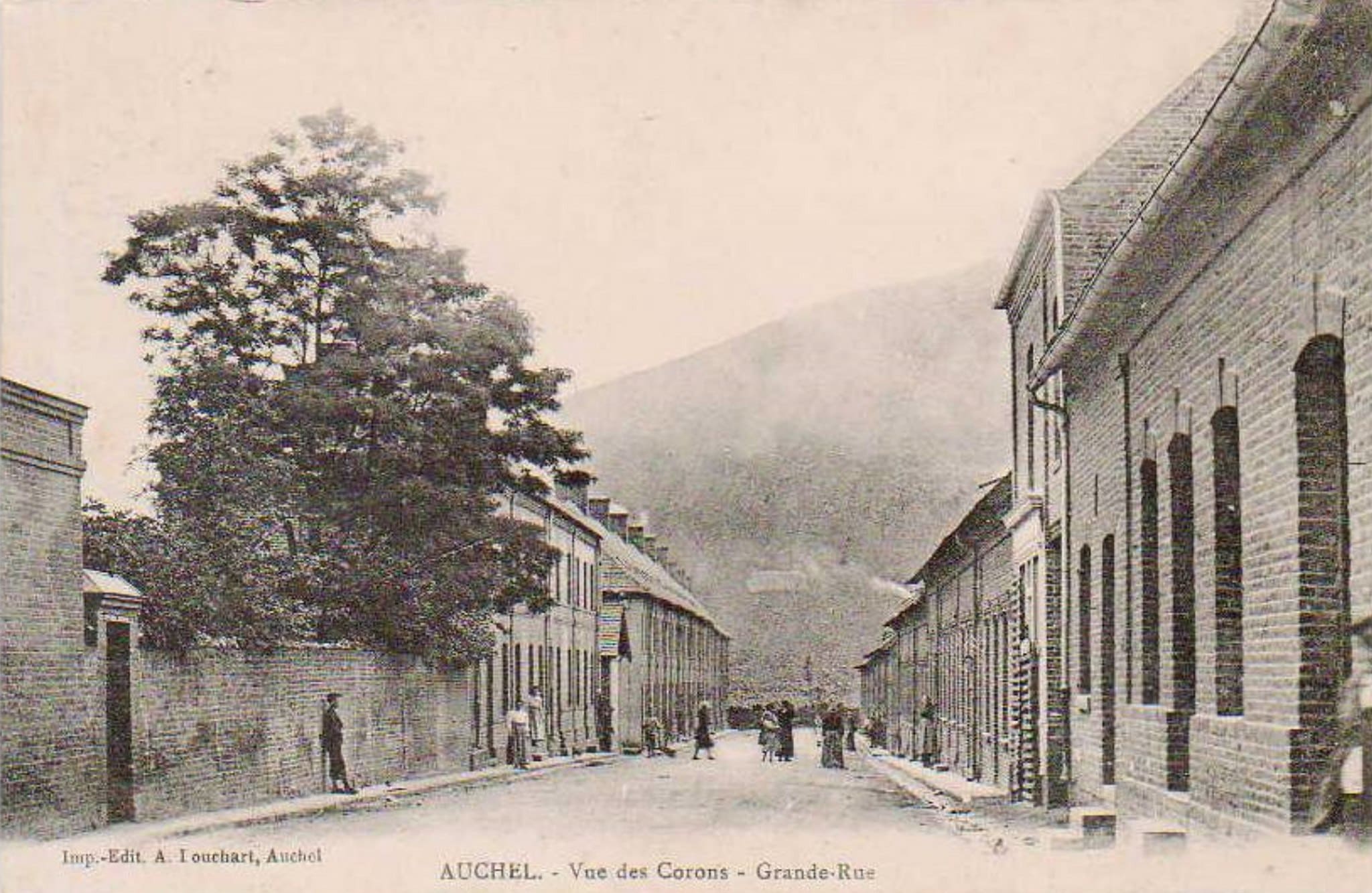 Rangée de maisons ouvrières accolées dos à dos à Leeds