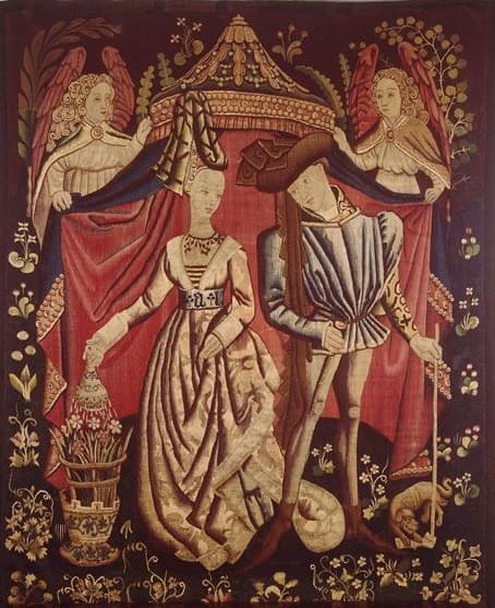 Illustration médiévale de Charles d’Orléans et Marie de Clèves