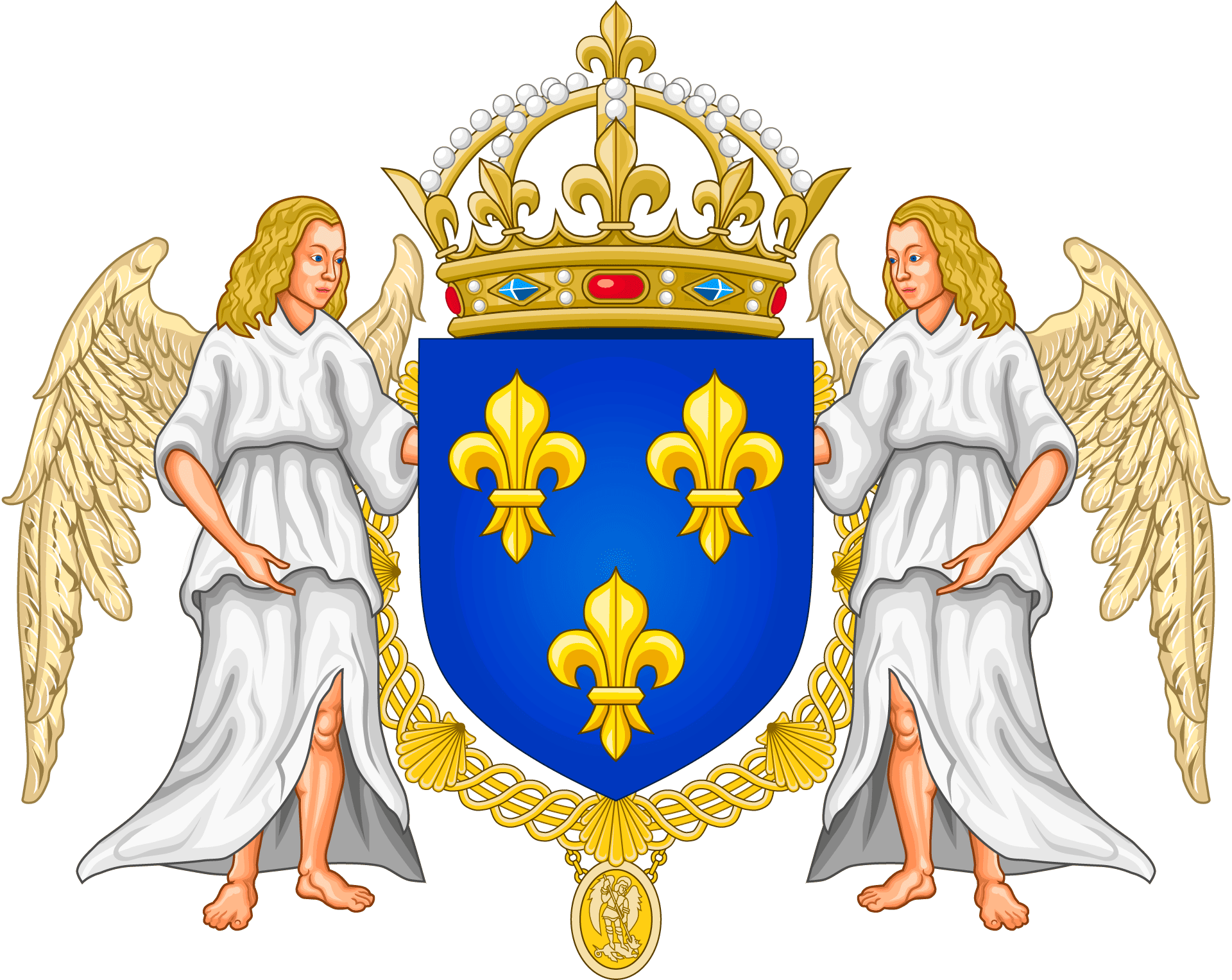 Armoiries royales de France, 1515‑1578