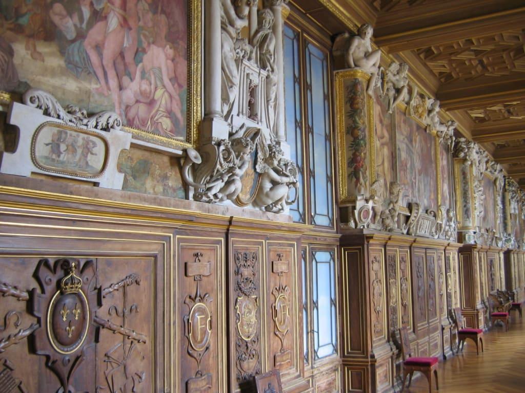 Galerie de Fontainebleau décorée à l’époque de François Ier