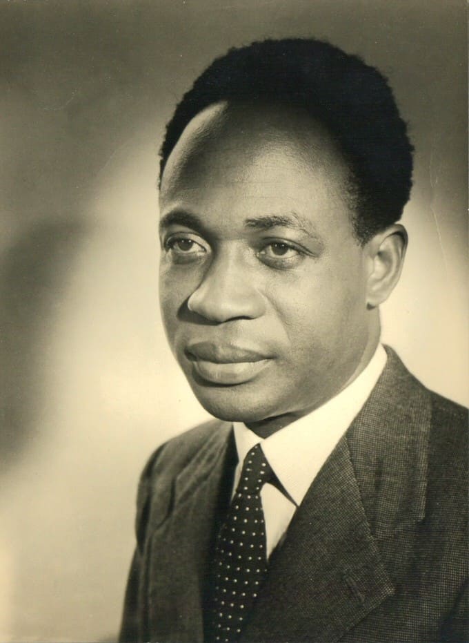 Portrait de Kwame Nkrumah, leader de l’indépendance du Ghana