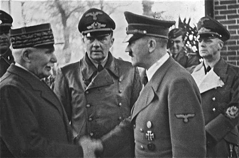 Montoire 1940, poignée de main Pétain-Hitler, collaboration d’État en France