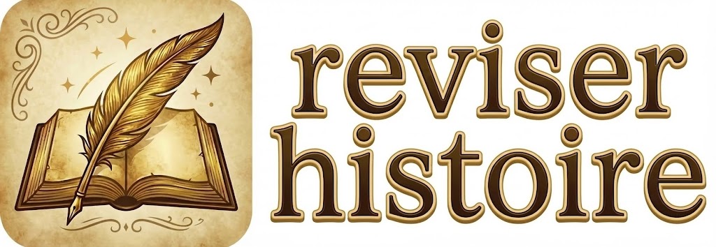 Retour à l'accueil de Réviser Histoire Logo Réviser Histoire - Site de fiches et cours d'histoire