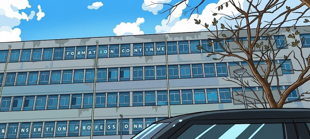 Façade du bâtiment de la formation continue et de l’insertion professionnelle de l’UBO Brest, où se déroule le DAEU