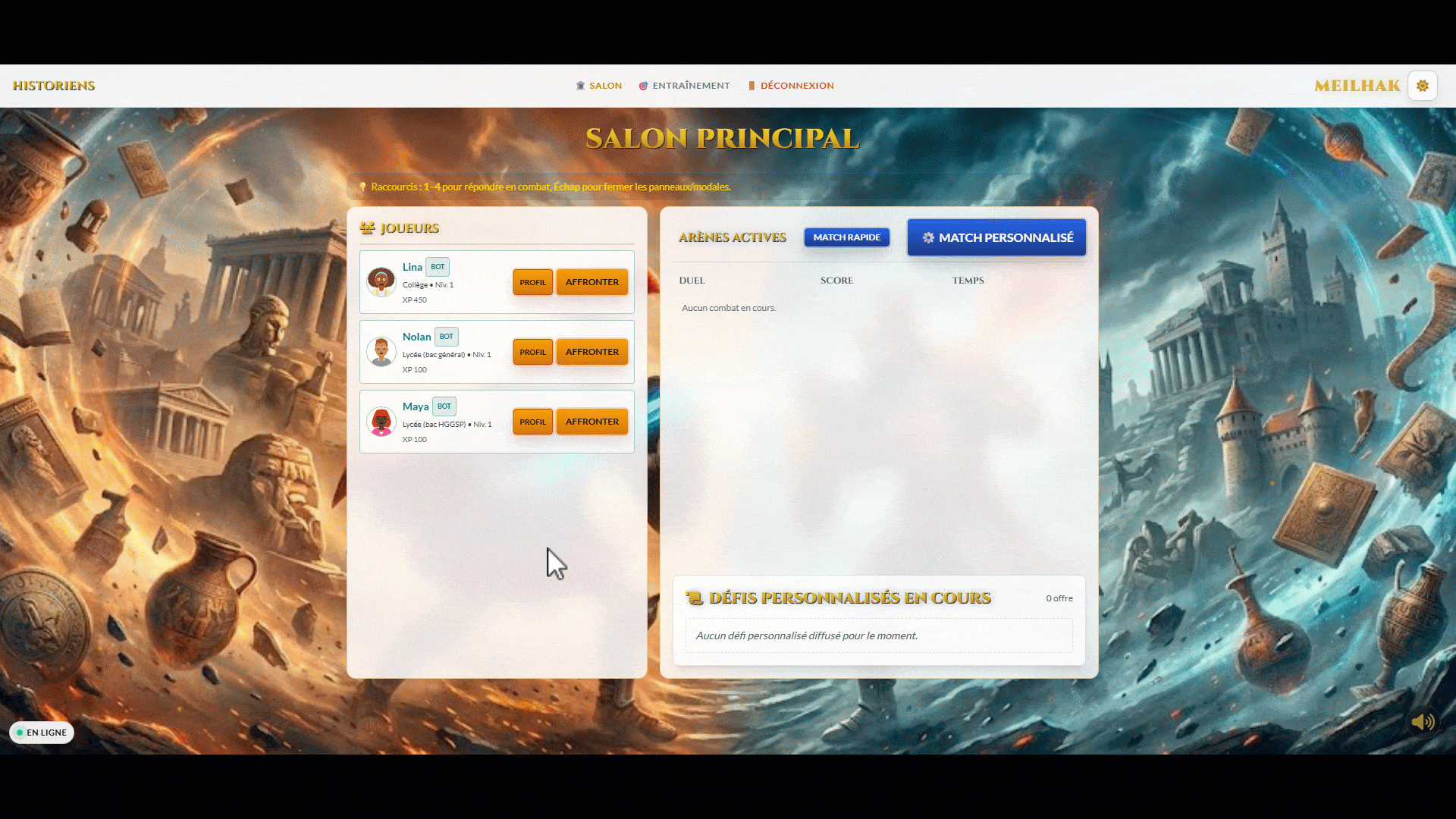 Aperçu de Battledequiz premium Réviser l'Histoire